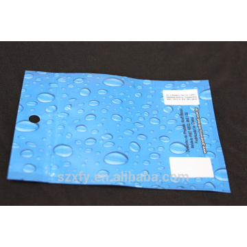 Printed laminated plastic bag for packing wet tissue